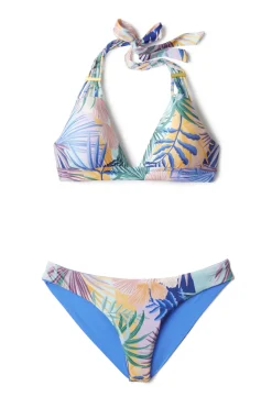 Kira Banded Halter Bikini Top