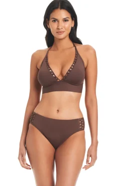 Knotted Halter Bikini Top