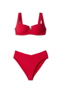 Lido Banded High Waist Bikini Bottom