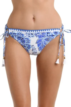 Loop Tie Side Hipster Bikini Bottom