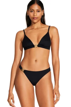 Luxe Link Triangle Bikini Top