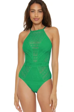 Makayla High Neck One Piece Swimsuit