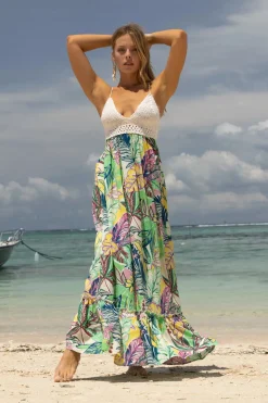 Mencia Crochet Maxi Dress