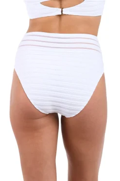 Mesh High Waist Bikini Bottom