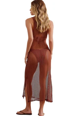 Mesh Midi Dress