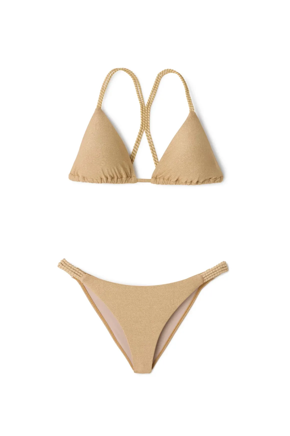 Metallic Brazilian Bikini Bottom
