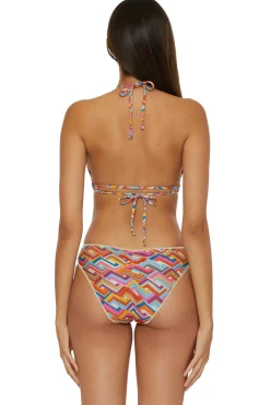 Mira Banded Halter Bikini Top