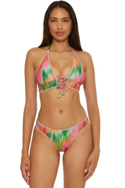 Mira Banded Halter Bikini Top