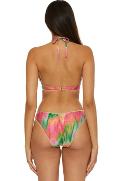 Mira Banded Halter Bikini Top
