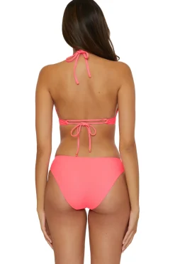 Mira Banded Halter Bikini Top