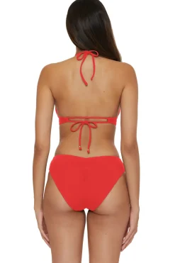 Mira Banded Halter Bikini Top