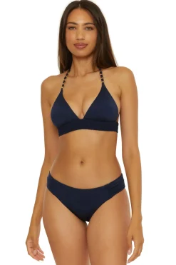 Monaco Banded Triangle Bikini Top