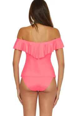 Monaco Off Shoulder Bandeau Tankini Top