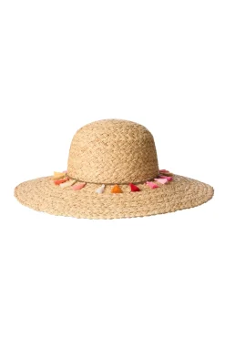 Neon Tassel Sun Hat