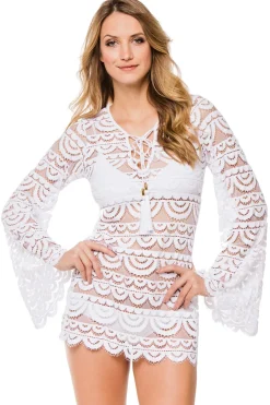 Noah Crochet Lace-Up Tunic