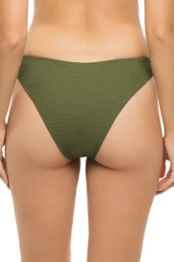 Olive Scrunch Lulu Brazilian Bikini Bottom