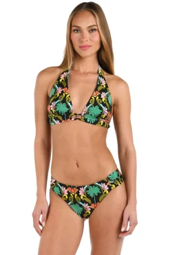 Palm Mirage Halter Bikini Top