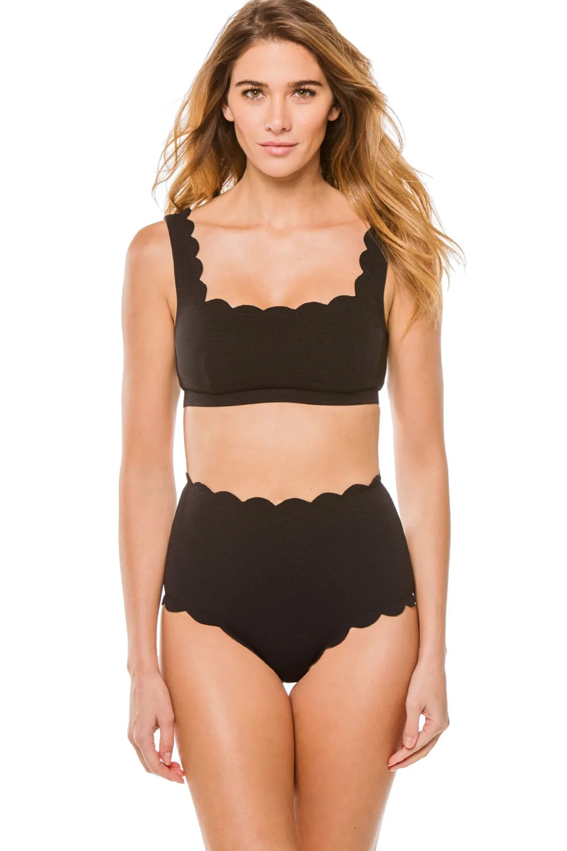 Palm Springs Scallop Bralette Bikini Top