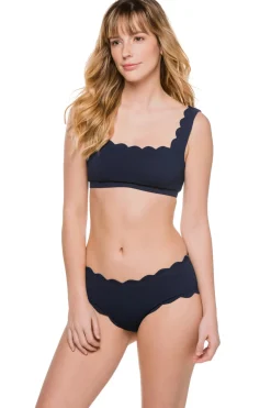 Palm Springs Scallop Bralette Bikini Top