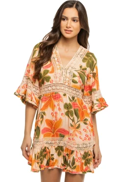 Papaya Mini Dress