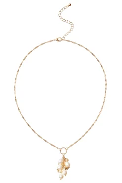 Pearl Cluster Necklace