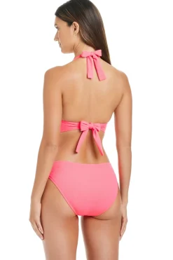 Pique Ole Halter Bikini Top