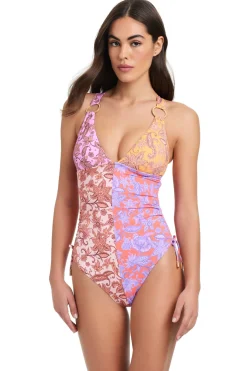 Plunge One Piece Swimsuit