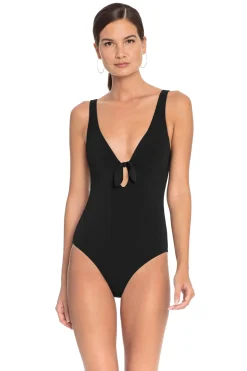Plunge One Piece Swimsuit
