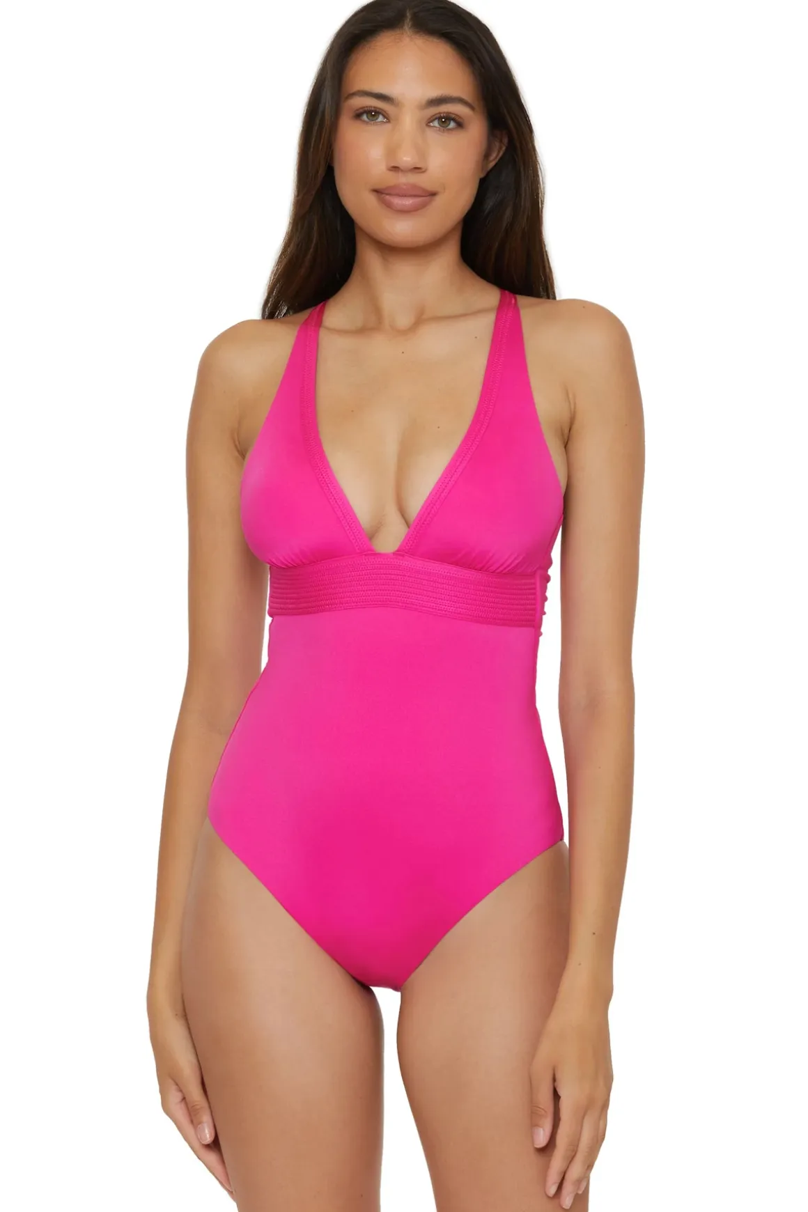 Plunge One Piece Swimsuit