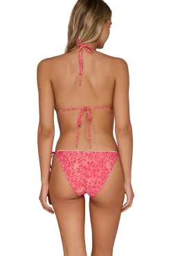 Pom Pom Triangle Bikini Top
