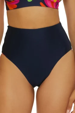 Poolside Reversible High Waist Bikini Bottom