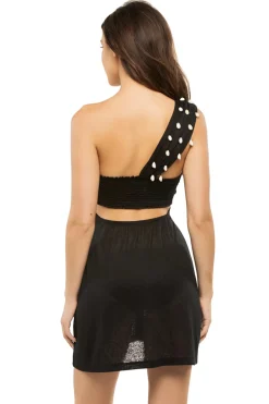 Puka Asymmetrical Mini Dress