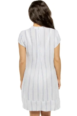Regina Stripe V-Neck Tunic