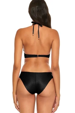 Ribbed Halter Bikini Top