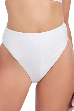 Ribbed High Waist Bikini Bottom