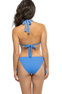 Riley Textured Halter Sliding Bikini Top