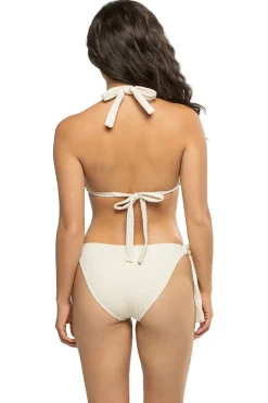 Riley Textured Halter Sliding Bikini Top