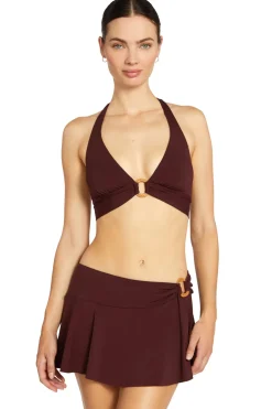 Ring Halter Bikini Top