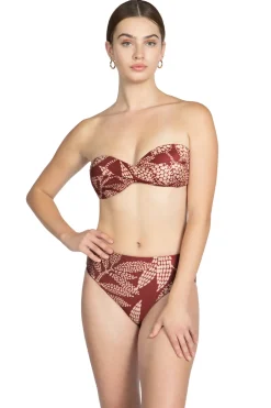 Romy Twist Bandeau Bikini Top
