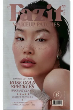 Rose Gold Glitter Freckles Makeup Patches