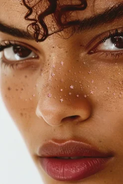 Rose Gold Glitter Freckles Makeup Patches