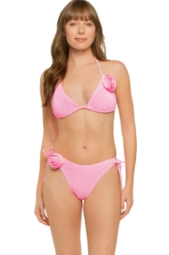 Rose Jamaica Triangle Bikini Top