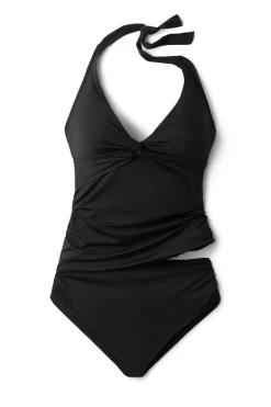 Ruched High Waist Bikini Bottom