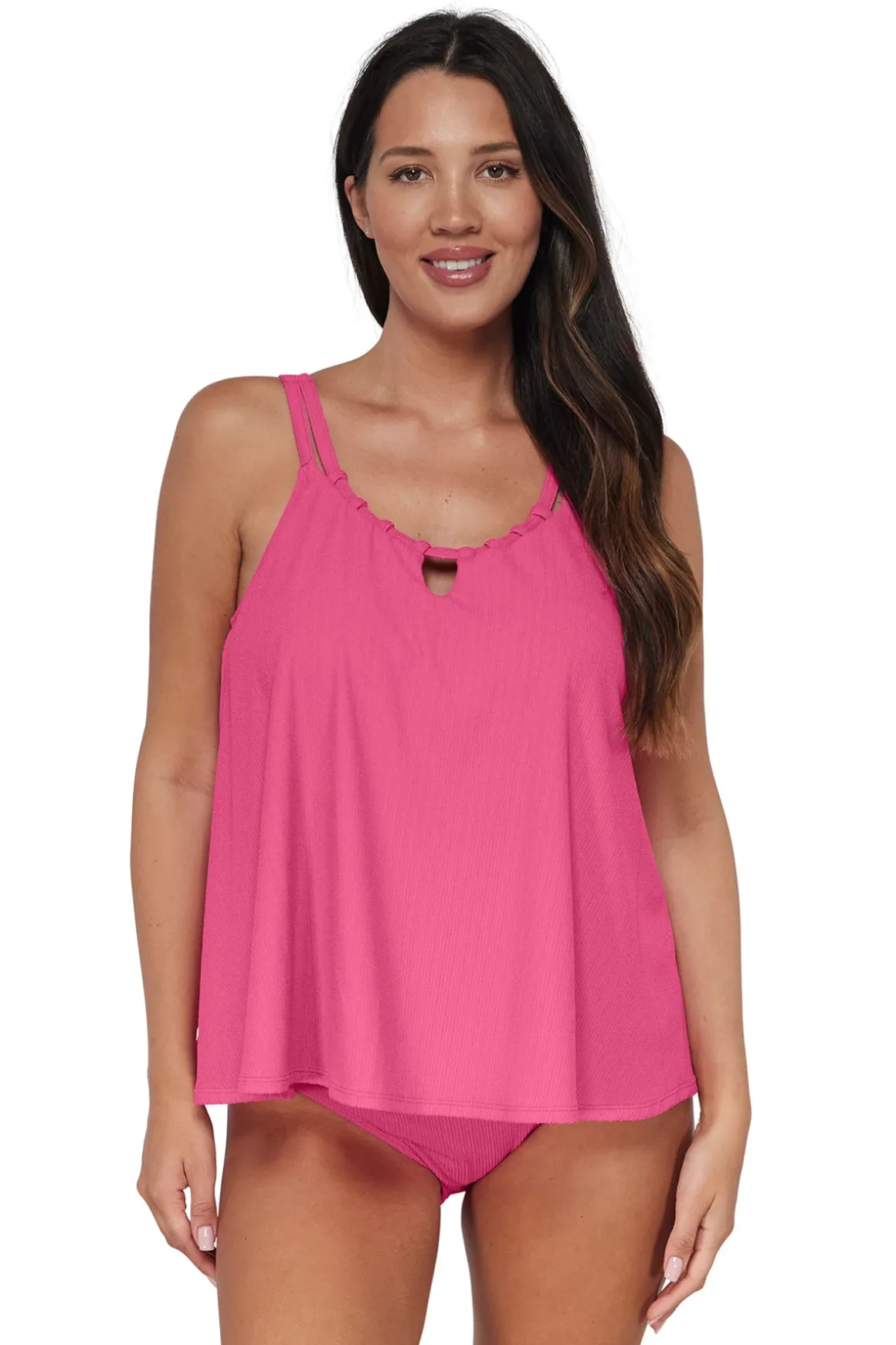 Sadie High Neck Tankini Top