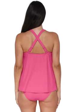 Sadie High Neck Tankini Top