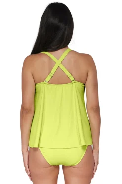 Sadie High Neck Tankini Top