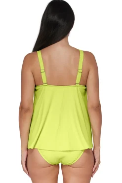 Sadie High Neck Tankini Top