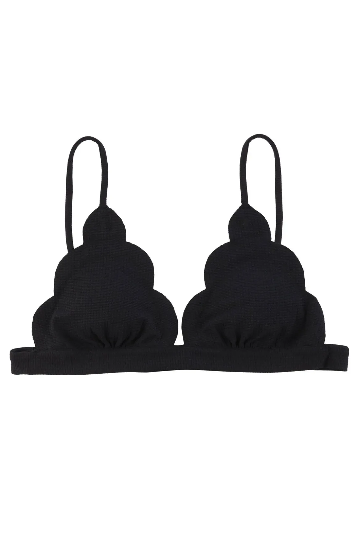 Santa Clara Scallop Bralette Bikini Top