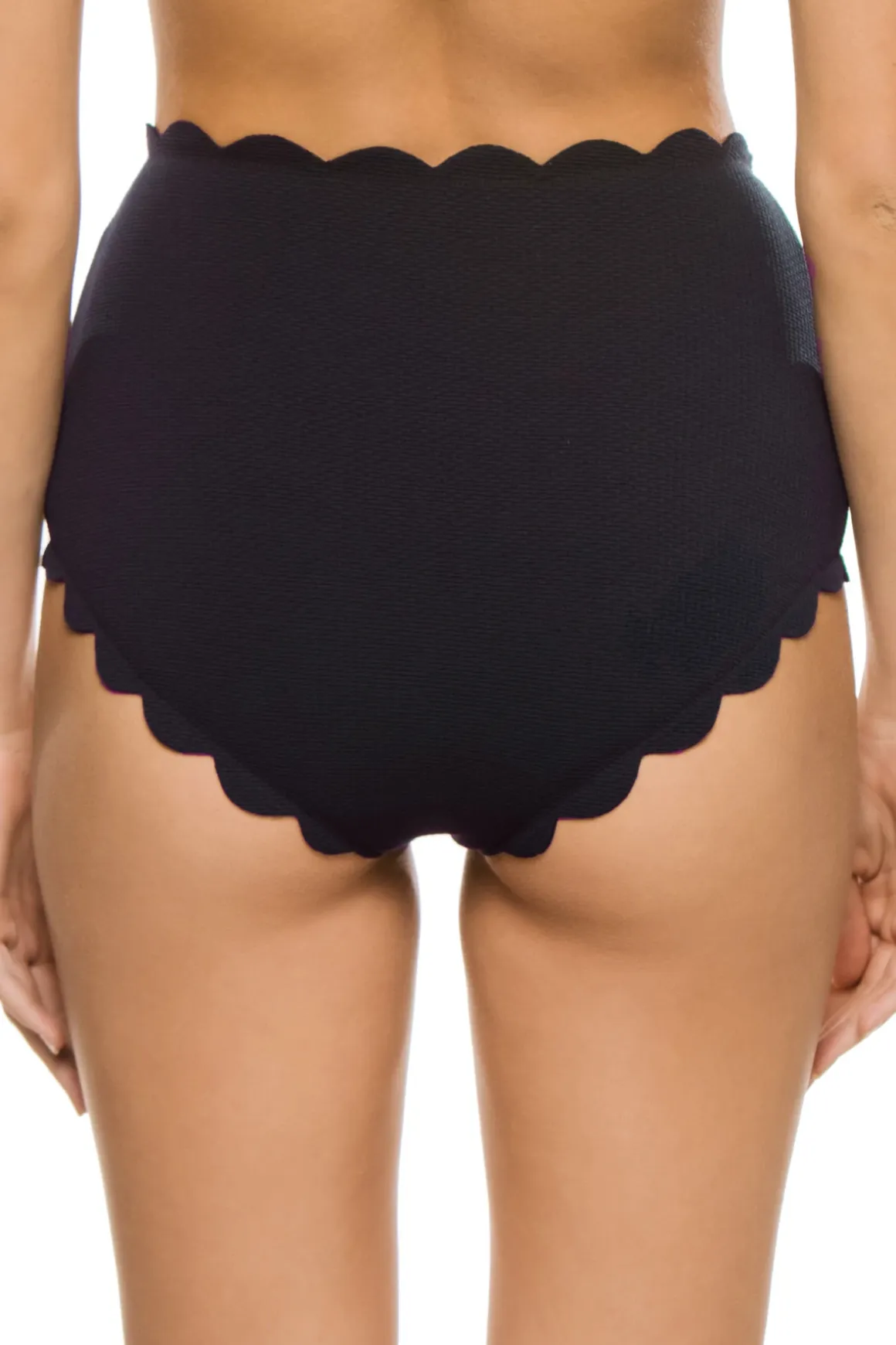 Santa Monica Scallop High Waist Bikini Bottom