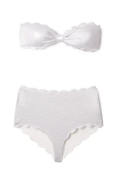 Santa Monica Scallop High Waist Bikini Bottom